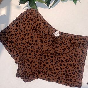 Leopard Print Women's Shorts